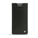 Funda de piel Samsung Galaxy Note10+ - Ebène ( Sleek P C12 - Black ) 