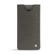 Capa em pele Samsung Galaxy Note10+ - Anthracite ( Pantone 424C ) 