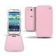 Housse cuir Samsung GT-i9300 Galaxy S III  - Rose ( Nappa - Pantone 2365C ) 