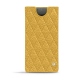 Pochette cuir Samsung Galaxy Note10+ - Mimosa - Couture ( Pantone 141C ) 