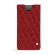 Capa em pele Samsung Galaxy Note10+ - Tomate - Couture ( Pantone 187C ) 