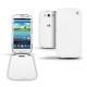 Housse cuir Samsung GT-i9300 Galaxy S III  - Blanc ( Nappa - White ) 
