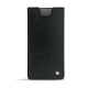 가죽 커버 Samsung Galaxy Note10+ - Dark vintage ( Roughtcut - Black#5256 ) 