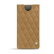 Capa em pele Samsung Galaxy Note10+ - Sable vintage - Couture