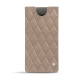 Capa em pele Samsung Galaxy Note10+ - Taupe vintage - Couture