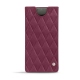 Custodia in pelle Samsung Galaxy Note10+ - Prune vintage - Couture