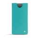 Capa em pele Samsung Galaxy Note10+ - Bleu fluo