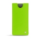 Funda de piel Samsung Galaxy Note10+ - Vert fluo