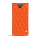 Custodia in pelle Samsung Galaxy Note10+ - Orange fluo - Couture