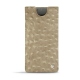 Custodia in pelle Samsung Galaxy Note10+ - Autruche desert