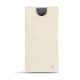 Samsung Galaxy Note10+ leather pouch - Blanc escumo