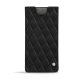 Custodia in pelle Samsung Galaxy Note10+ - Negre poudro - Couture