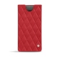 가죽 커버 Samsung Galaxy Note10+ - Rouge troupelenc - Couture