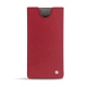Capa em pele Samsung Galaxy Note10+ - Rouge passion