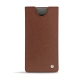 Capa em pele Samsung Galaxy Note10+ - Marron délicat