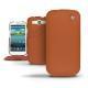 Custodia in pelle Samsung GT-i9300 Galaxy S III - Marron ( Nappa - Pantone 1615C ) 