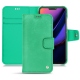 Apple iPhone 11 Pro leather case - Menthe vintage ( Pantone 562C ) 