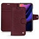 Apple iPhone 11 Pro leather case - Lie de vin ( Pantone 5115C ) 