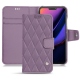Apple iPhone 11 Pro leather case - Lilas - Couture ( Nappa - Pantone 2645U ) 