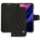 Custodia in pelle Apple iPhone 11 Pro - Ebène - Couture ( Sleek P C12 - Black ) 