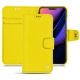 Capa em pele Apple iPhone 11 Pro - Jaune fluo