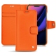 Housse cuir Apple iPhone 11 Pro - Orange fluo