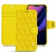 Lederschutzhülle Apple iPhone 11 Pro - Jaune fluo - Couture