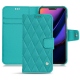 Funda de piel Apple iPhone 11 Pro - Bleu fluo - Couture