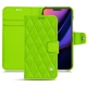 Capa em pele Apple iPhone 11 Pro - Vert fluo - Couture
