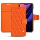 Custodia in pelle Apple iPhone 11 Pro - Orange fluo - Couture