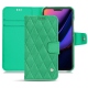 Lederschutzhülle Apple iPhone 11 Pro - Menthe vintage - Couture