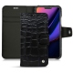 Housse cuir Apple iPhone 11 Pro - Crocodile nero