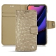 Apple iPhone 11 Pro leather case - Autruche desert