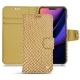Capa em pele Apple iPhone 11 Pro - Serpent sabbia