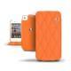 Housse cuir Apple iPhone 4  - Orange - Couture ( Nappa - Pantone 1495U ) 