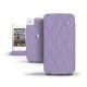 Housse cuir Apple iPhone 4  - Lilas - Couture ( Nappa - Pantone 2645U ) 