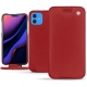 가죽 커버 Apple iPhone 11 - Rouge ( Nappa - Pantone 199C ) 