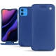 Housse cuir Apple iPhone 11 - Bleu océan ( Nappa - Pantone 293C ) 