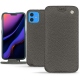 Lederschutzhülle Apple iPhone 11 - Anthracite ( Pantone 424C ) 