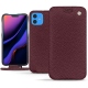 Funda de piel Apple iPhone 11 - Lie de vin ( Pantone 5115C ) 