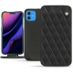 Apple iPhone 11 leather case - Noir - Couture ( Nappa - Black ) 