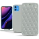 가죽 커버 Apple iPhone 11 - Gris - Couture ( Nappa - Pantone W428C ) 