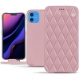 가죽 커버 Apple iPhone 11 - Rose - Couture ( Nappa - Pantone 2365C ) 