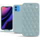 Funda de piel Apple iPhone 11 - Bleu ciel - Couture ( Nappa - Pantone 277C ) 