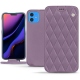Lederschutzhülle Apple iPhone 11 - Lilas - Couture ( Nappa - Pantone 2645U ) 
