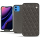 Funda de piel Apple iPhone 11 - Anthracite - Couture ( Pantone 424C ) 