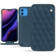Apple iPhone 11 leather case - Indigo - Couture ( Pantone 303U ) 