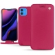 Funda de piel Apple iPhone 11 - Rose fluo