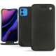 Housse cuir Apple iPhone 11 - Negre poudro