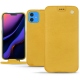 Housse cuir Apple iPhone 11 - Jaune soulèu